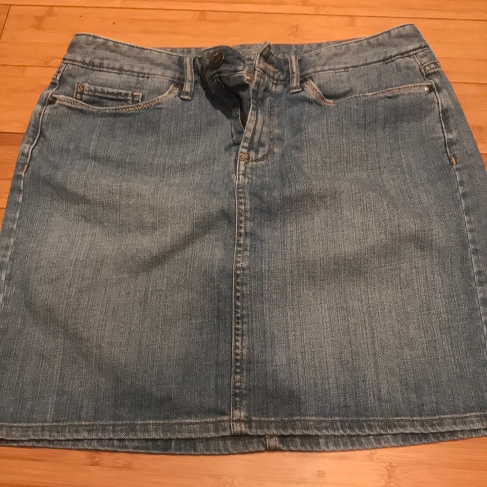 Eddie Bauer specially dyed denim skirt